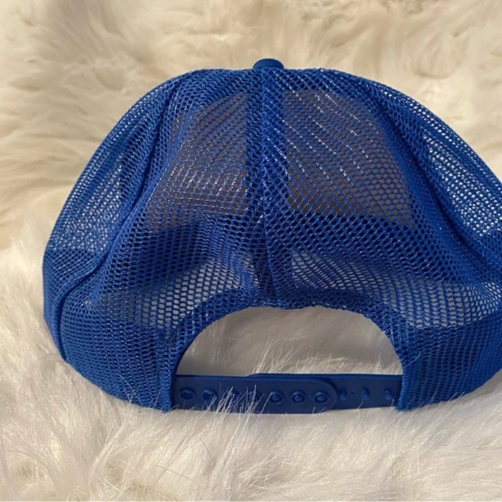 Trucker Snap Back Hat Blue White‎ Morgan Transport Equipment J Hats